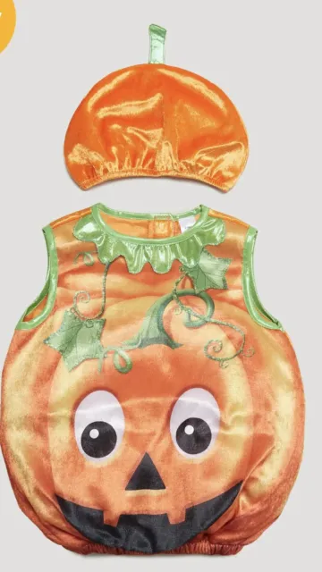 Boys Girls Baby Halloween Party Costume Fancy Dress Pumpkin  Set 12-18  Months