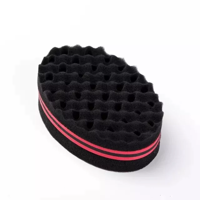 Wave Barber Hair Brush Sponge Twist Curl Coil Magic Tool For Dreads Afro Locs