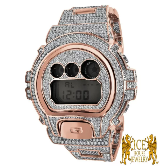 MONTRE GLAC E PERSONNALIS E Solitaire Ton or rose G Shock Casio DW