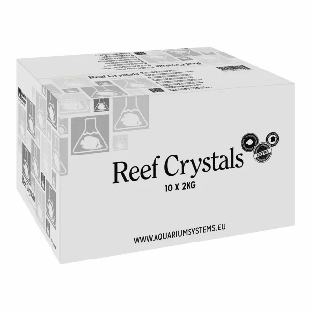 Aquarium Systems Reef Crystals Sal de Mar 10x 2KG - Agua Acuario Sal