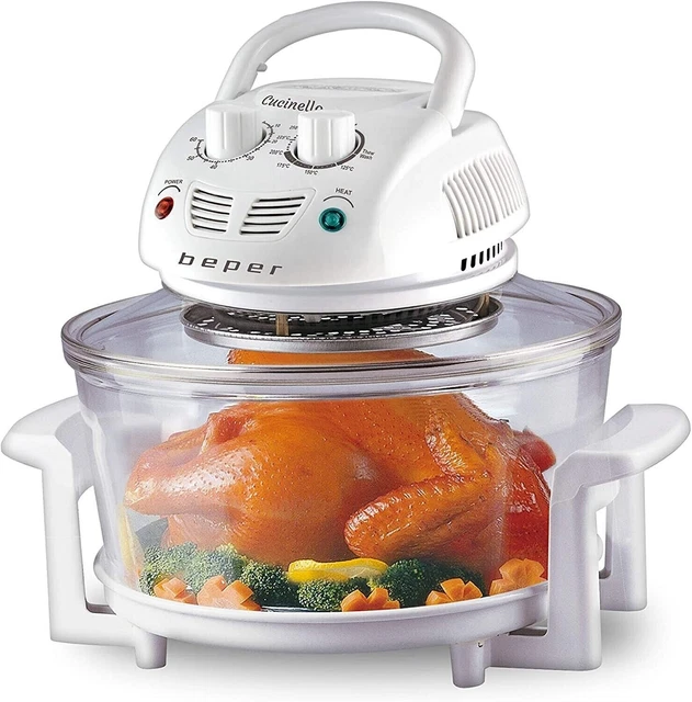 BEPER BF.640 Four Multifonction Cucinello,ABS / Verre,Capacité Total 18L,1400W