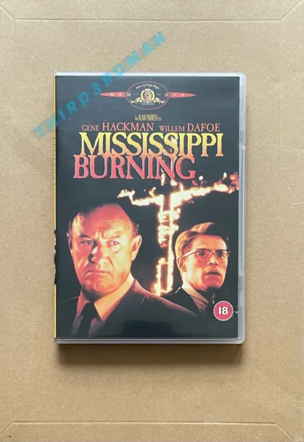 Mississippi Burning (1988) DVD Region 2, Gene Hackman, Willem Dafoe