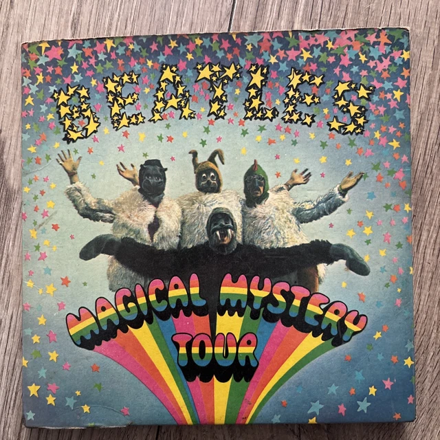 THE BEATLES MAGICAL Mystery Tour UK Mono 2x 7” Vinyl EP MMT
