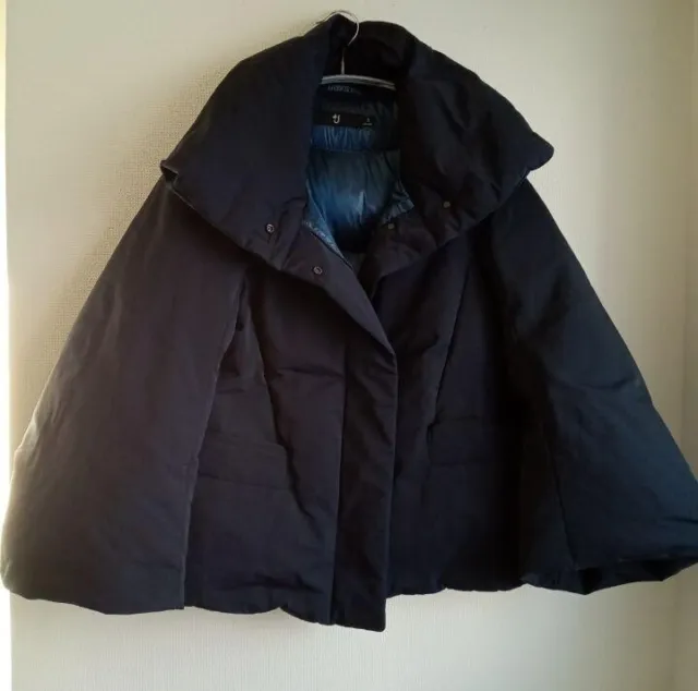 Uniqlo x Jil Sander +J Hybrid Down Jacket Coat Long Women Navy Size S