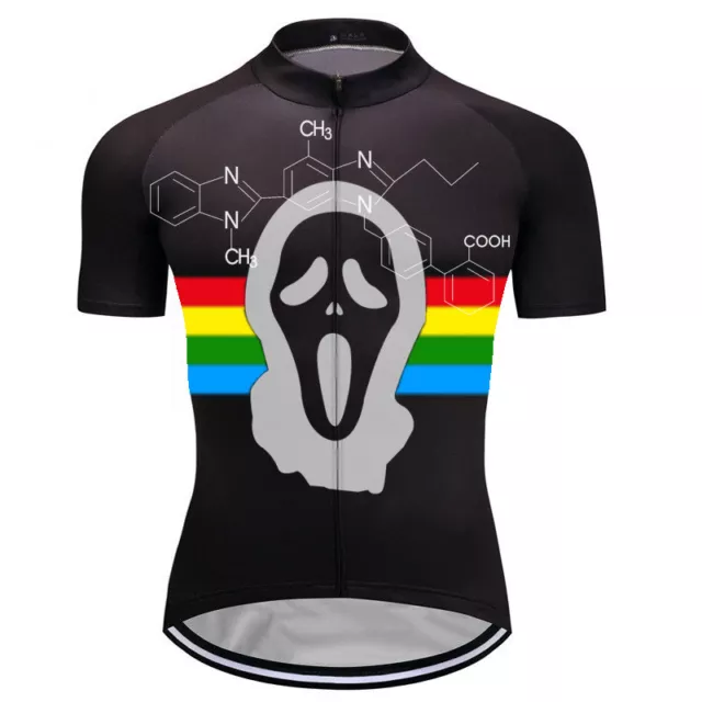 Men's Cycling Jersey Uniform Short Bicycle Sportswear Bike MTB Monster Clothing