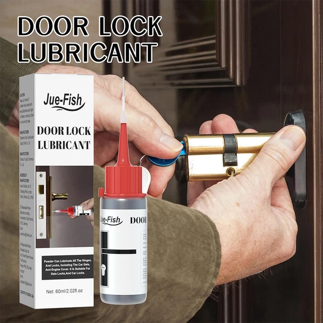 60ML DOOR GRAPHITE Lock Lubricant Cylinder OilfreePowder Doors Hoods