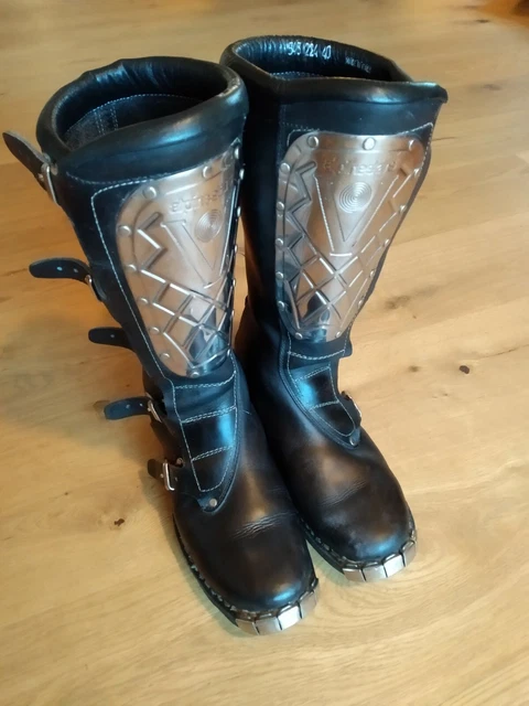 Vintage Motocross Boots Stivali Alpinestars Roger De Coster Roger