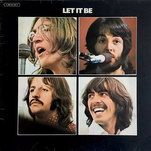 THE BEATLES Let It Be Vinyl Record Album LP German Apple Paul McCartney Rock Pop