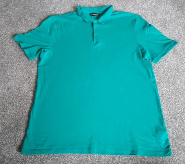 TESCO UNISEX GREEN Fruit Veg Polo shirt staff Medium 10.99