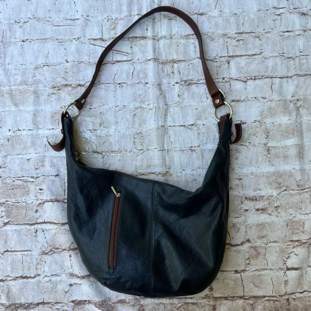 Tesorina Black Hand Woven Leather Hobo Bags – SaintG India