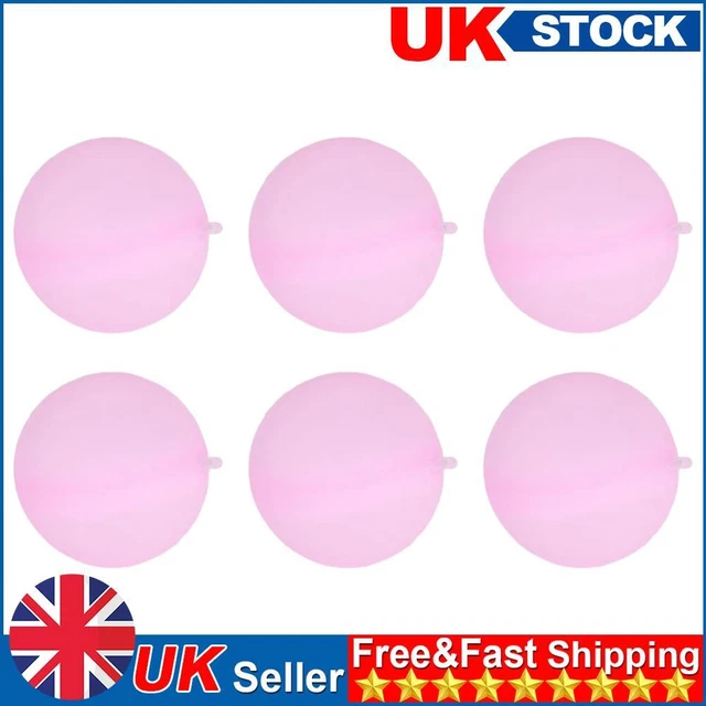 Absorbent Ball Reusable Summer Water Bomb Pool Party Water Games (Pink)