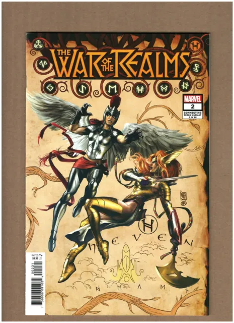 War of the Realms #2 Marvel 2019 Angela Connecting Realm Variant NM- 9.2