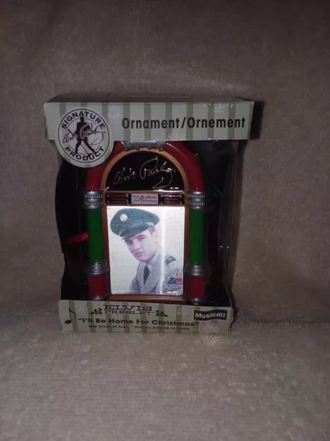 Elvis Presley Musical Ornament American Greetings  2007