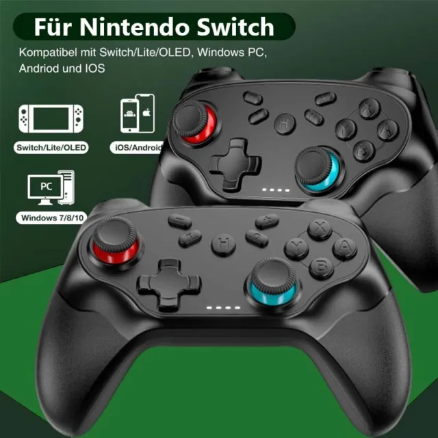 Für Nintendo Switch/OLED Pro PC Wireless Controller Gamepad Bluetooth Vibration