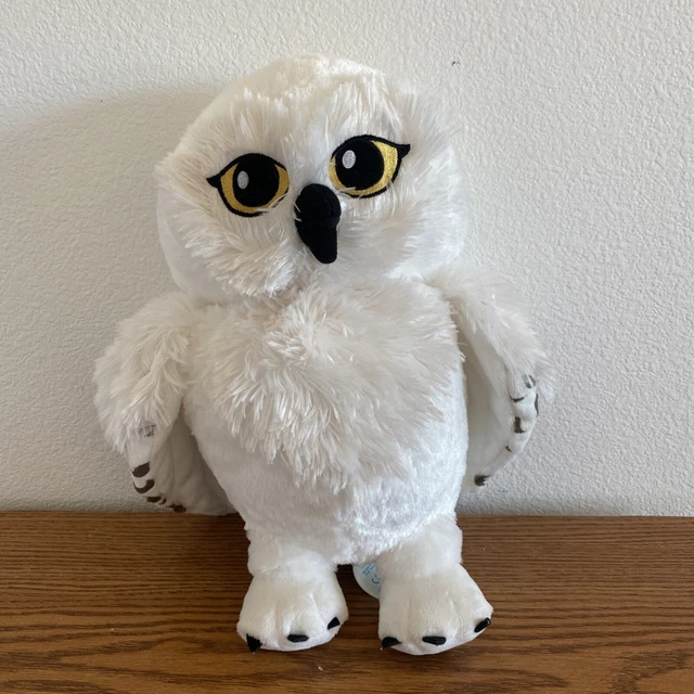 BUILD A BEAR Harry Potter Hedwig Spotted Snow Owl Plush Stuffed Animal