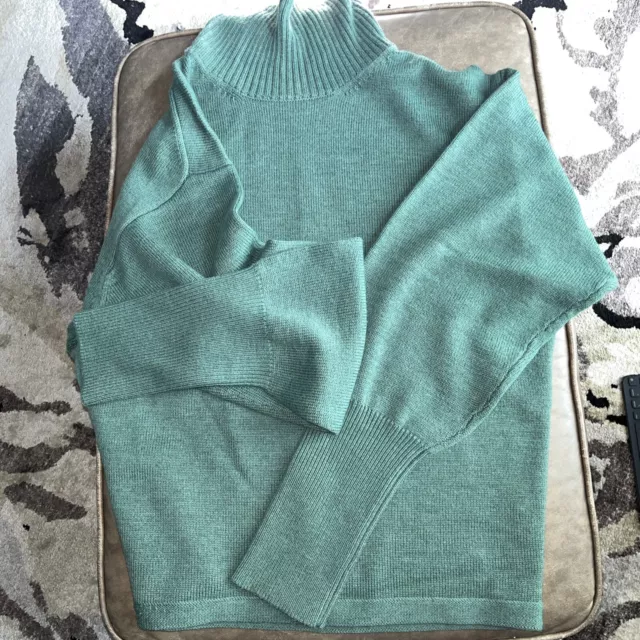 RACHEL COMEY “BOEDO” WOOL SWEATER Sage Green Size L