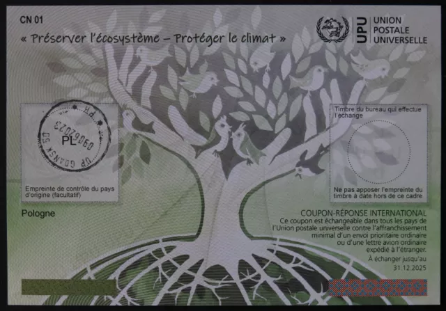 International Reply Coupon Poland/ Antwortschein: Polen