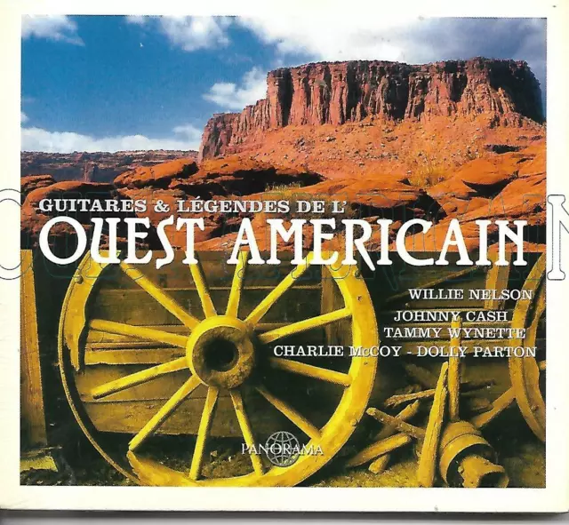 CD DIGIPACK 17T GUITARES & LEGENDES DE L'OUEST AMERICAIN PARTON/WYNETTE/McCOY