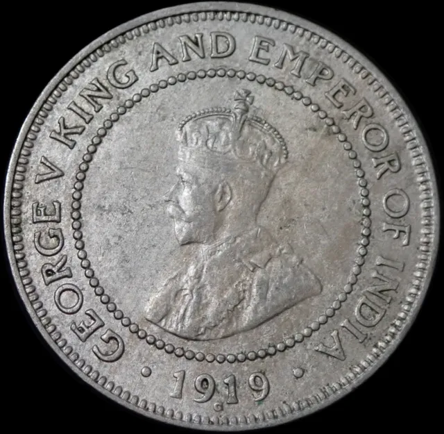 Jamaica Half Penny 1919 C George V Coin WCA 6008