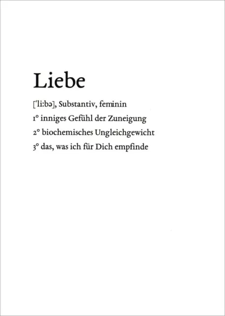 Lexikarte "Liebe"