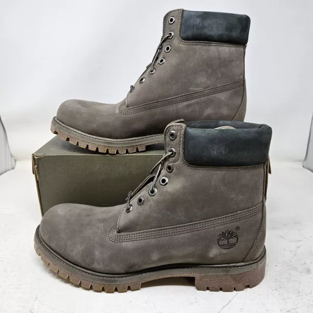 Men's Timberland 6 Inch Premium Classic Grey Boots / TB0A17PS 901 / Size 11