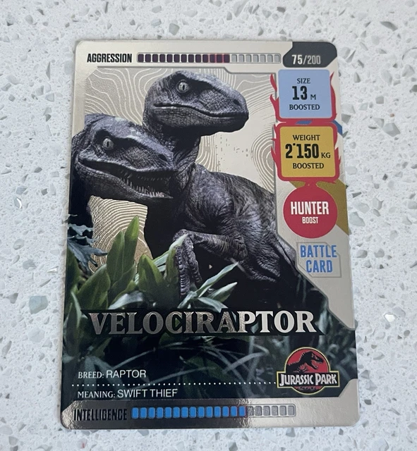Panini Jurassic Movie 3 Trading Cards - 30ème Anniversaire Boîte de 18 Pochettes