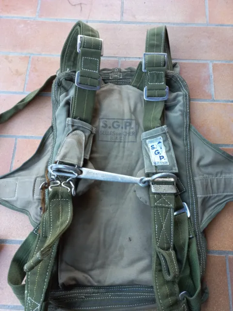 Parachute Dorsal TAP 661-12 Armée Française 3