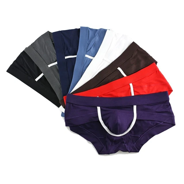 Chaud Vente Hommes sous-Vêtement Sexy Taille Basse Bulge Poche Boxer Slip Short