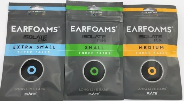 Flare Extracto Earfoams Original Mini Recambio 3 Par Packs