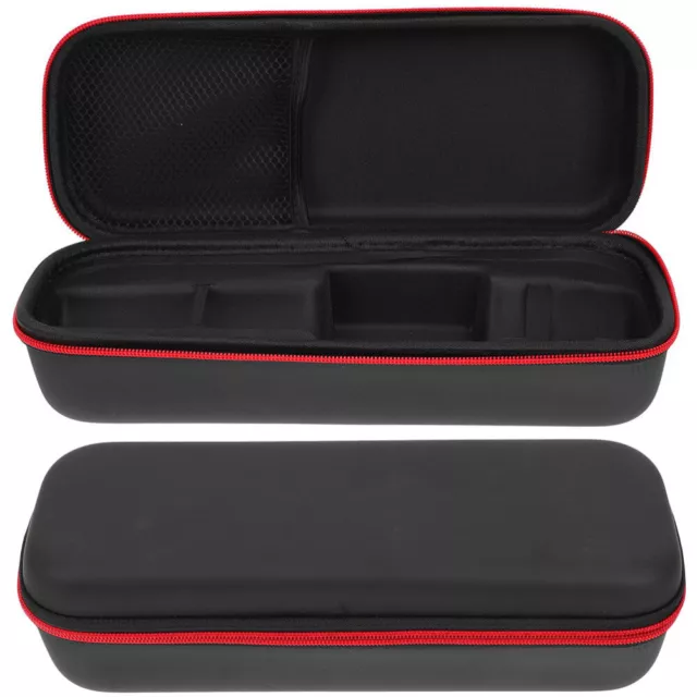 2 Pcs Microphone Storage Bag Carrying Case Portable Hard Shell with Zipper