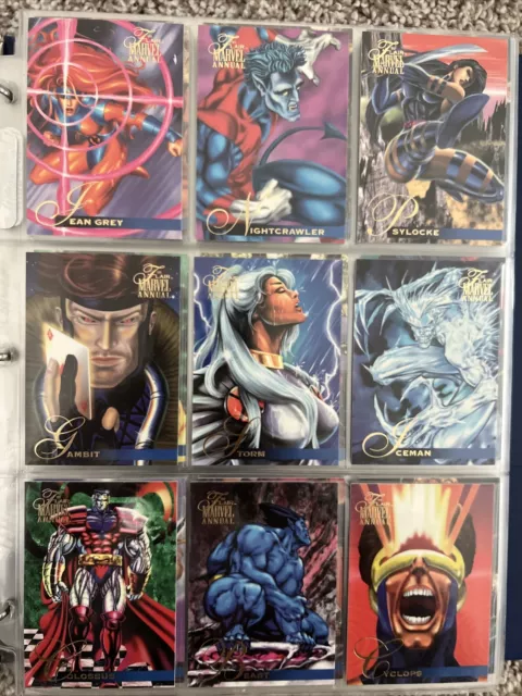 1995 Flair Marvel Annual COMPLETE Set