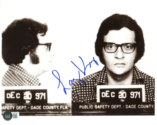 Larry King Signed 8X10 Photo Mugshot Legendary Tv & Radio Host Live Cnn Bas Coa