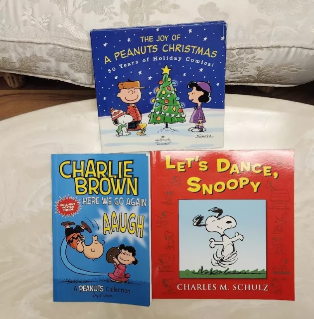 PEANUTS CHARLIE BROWN Books Lot of 3 Used. Hardcover & Paperback $21.00 ...