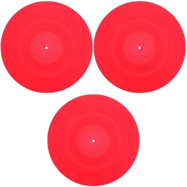 3x Silicone vinyles Mat Disque domicile Tapis Disque De Protection Pad