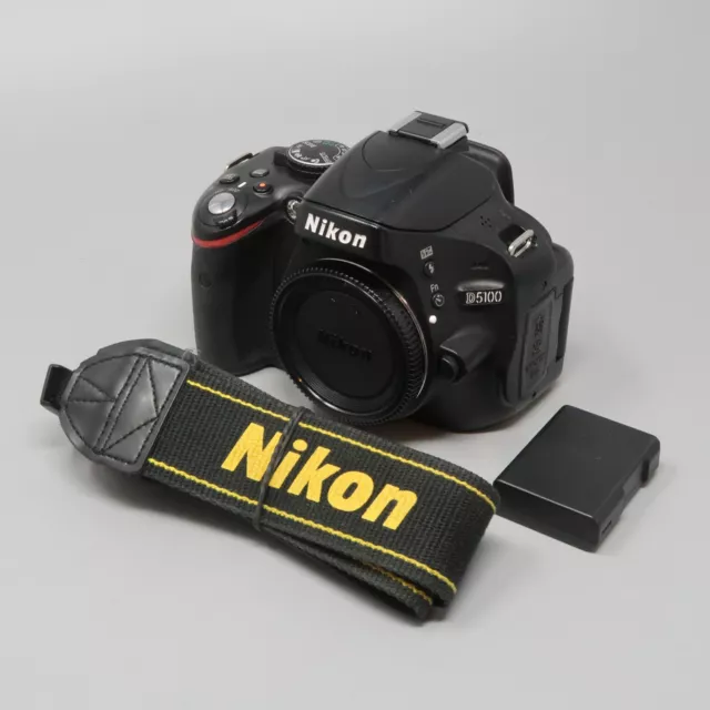 Nikon D5100 16.2MP Digital SLR Camera - Black (Body Only) - 4K Clicks!