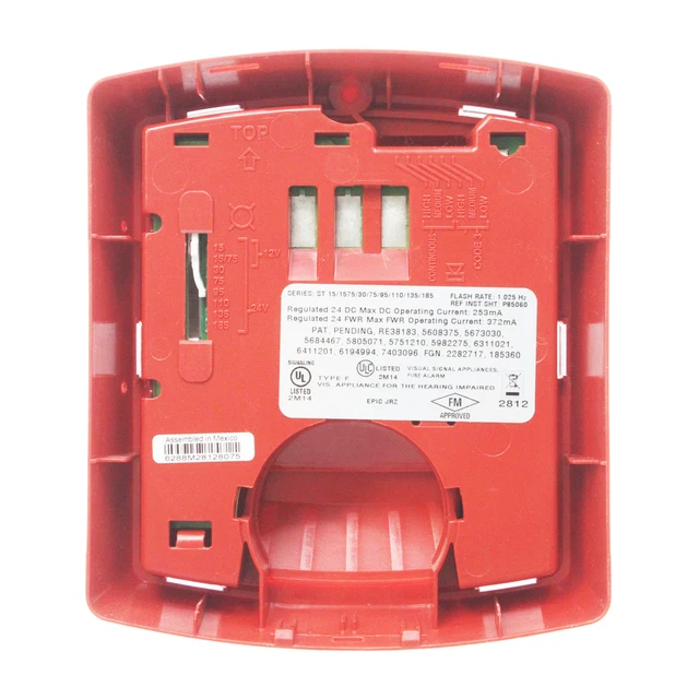 Wheelock Str WHEELOCK STR EXCEDER-SERIE Montaje En Pared Notificación Estroboscópico ...