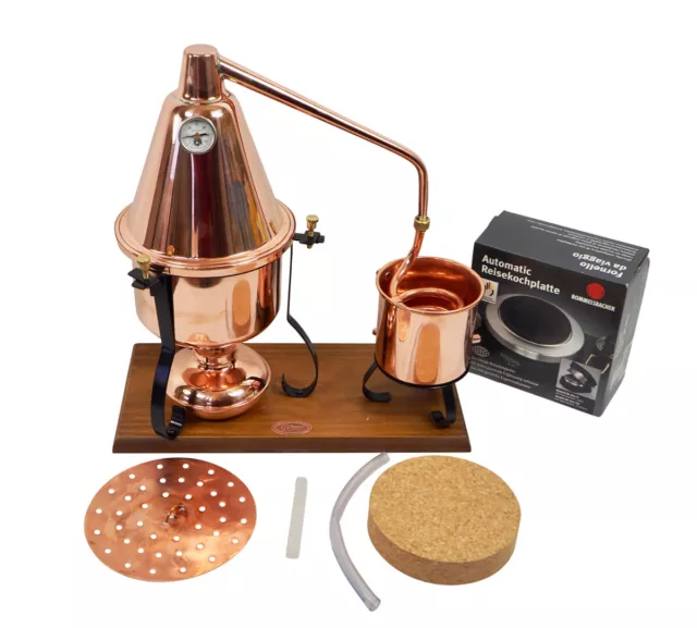 "CopperGarden®" Italia 2 L electric distillation apparatus