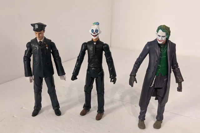 Batman Dark Knight Police Honor Guard Clown Thug JOKER 6" Figure Movie Masters
