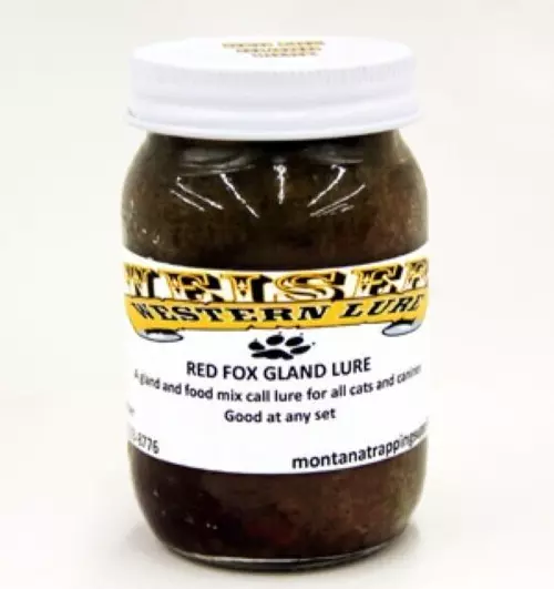 RED FOX GLAND - Weiser's Western Lures 4 Ounce Jar Trapping