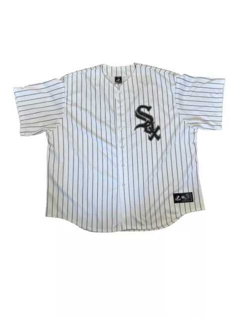 Maglietta vintage bianca Chicago Sox Konerko Majestic bianca taglia 4XL gesso MLB