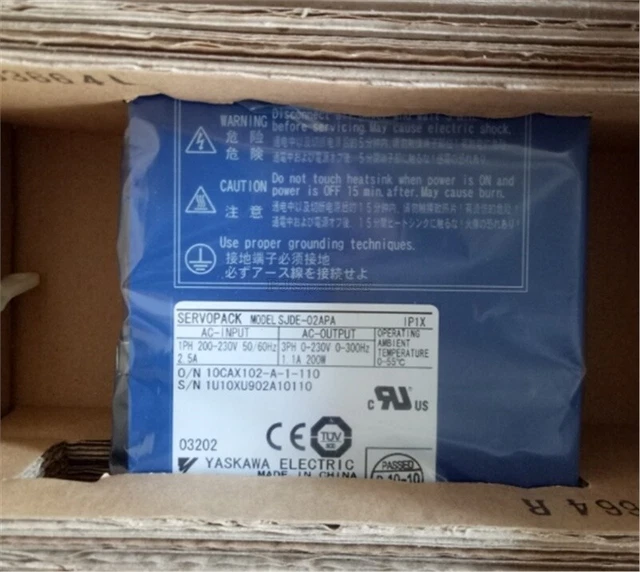 1Pc Yaskawa SJDE-02APA SJDE02APA Servo Driver #RS8