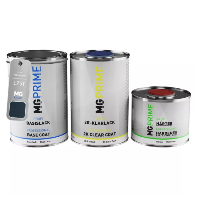 Peinture Voiture pot pour Volkswagen VW LZ5T Y3 Europablau Perleffekt 2,5l