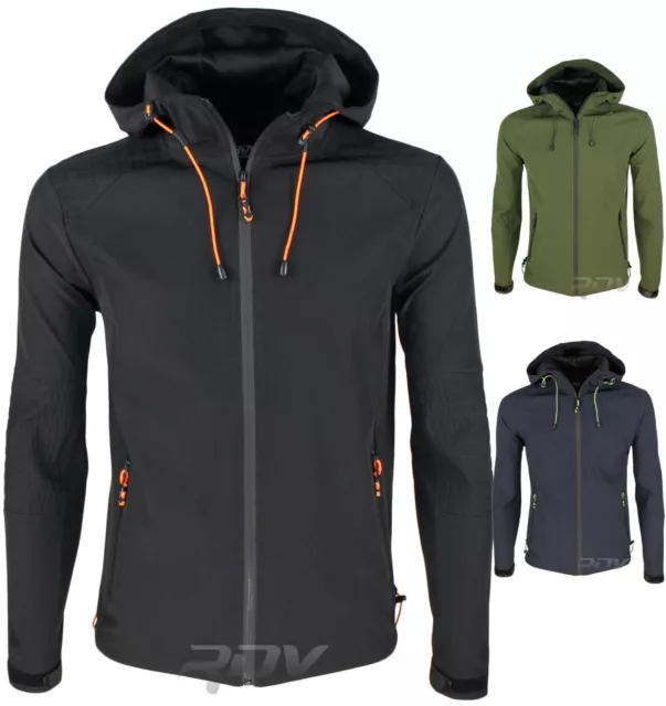 Giubbotto estivo uomo giacca a vento primaverile con cappuccio da moto RDV