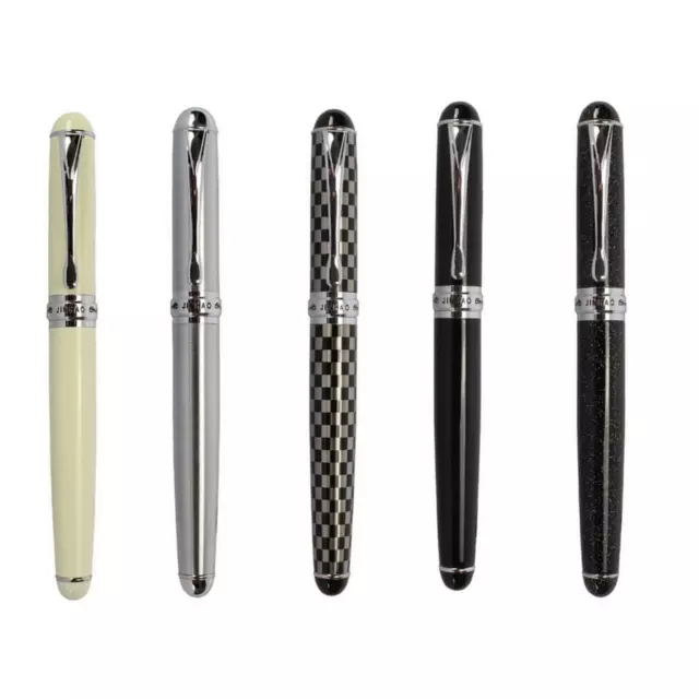 Jinhao X750 Metal Fountain Pen Fine 18K F Nib 0.5mm Writing Office Business Gift