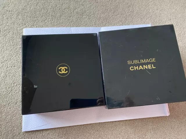 Authentic CHANEL Cosmetic Makeup Bag Hard Case Lacquered Storage Box - Faulty