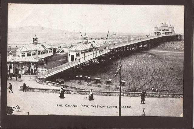 SOMERSET-WESTON-super-MARE-THE GRAND PIER-BATH 1904.
