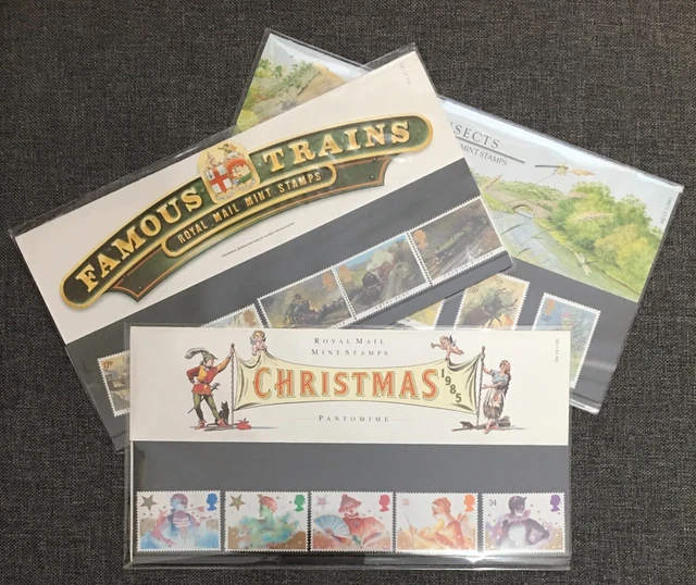 Large Selection of Royal Mail Presentation Packs Stamps 1985 Multi Listing