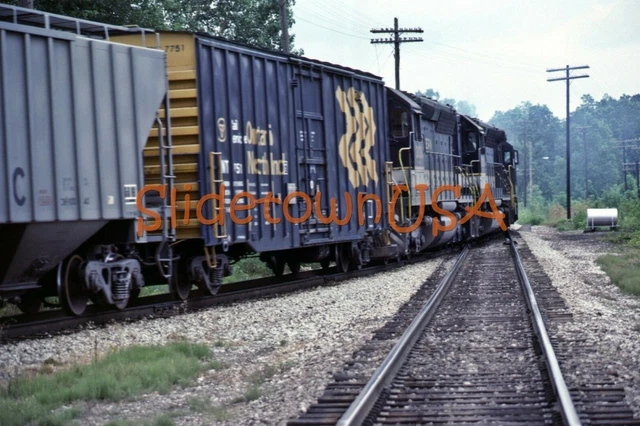 Vtg 1985 Orig Photo Train Slide 1569 NW Norfolk & Western Engine X2B154