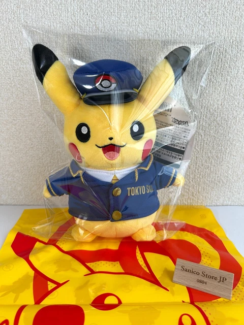 Peluche Pikachu Pokemon Center – Version Grande Taille – Tokyo Train Station