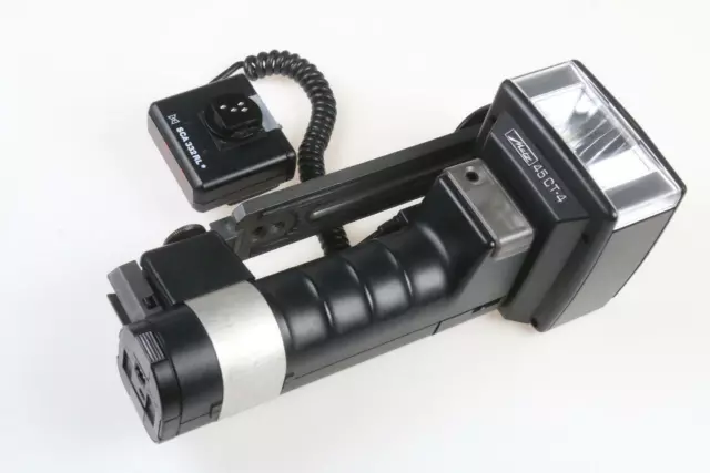 METZ Mecablitz 45 CT-4 Stabblitzgerät mit SCA 332RL für Minolta MD - SNr: 106785